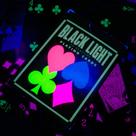 Cartas de baralho Island Dogs UV Black Light Neon Fluorescente