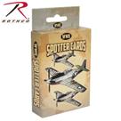 Cartas de baralho Rothco WWII Spotter com vistas de aeronaves