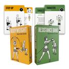 Cartas de Entrenamiento ELAORY con Peso Corporal y Cinta de Resistencia x100