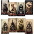 Cartas de tarô CRAFTERIAN Horror 78 baralho de cartas com livro-guia