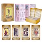 Cartas de tarô Qymagicz Vintage Classic com guia para iniciantes