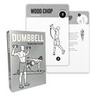 Cartas de Treino com Halteres, 62 Cartas Grandes de Exercícios 5"x3,5" para Casa e Academia, Treinamento de Força, Construção Muscular, Guia para Iniciantes, Cartas de Fitness para Homens e Mulheres