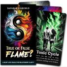 Cartas Oráculo Metaphoracle True or False Flame 64 cartas