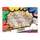 Cartas Pokémon TCG Mega Lucario e Mega Gardevoir 61un Copag -