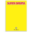 Cartaz para Marcação Oferta Médio 30X21CM Amarelo - PCT com 10