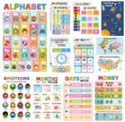 Cartazes Educativos FloraSea 16 Quadros Laminados para Crianças Pequenas Cartazes Educativos FloraSea 16 Quadros Laminados para Crianças Pequenas