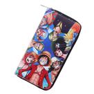 Carteira Anime Characters Carteira fina dobrável 19x10x3cm PU