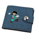 Carteira Anime My Heros Academias Bifold Leather para crianças