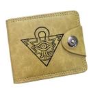 Carteira Anime Yu Gi Ohss em couro dobrável 12x10x2cm