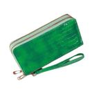 Carteira Clutch Feminina Chique Vintage De Camada Dupla Com Zíper Retrô E Alça De Pulso Para