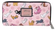 Carteira Clutch Loungefly Disney Cats em material sintético