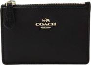 Carteira Coach Cross Grain Mini ID Skinny Preta 11 x 8 cm Carteira Coach Cross Grain Mini ID Skinny Preta 11 x 8 cm