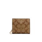Carteira Coach Snap Wallet In Signature Canvas Redwood - CW789