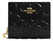 Carteira Coach Snap Wallet In Signature Leather - CV415 Carteira Coach Snap Wallet In Signature Leather - CV415