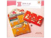 Carteira com padrão de costura Have It All Straight Stitch Society