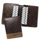 Carteira Compacta Couro RFID Blocking 15-R Raffai Couros