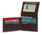Carteira Couro Bovino Mod/l Compartimento Embutido/visor Cnh