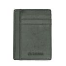 Carteira de bolso frontal BREED Chase Genuine Leather Olive