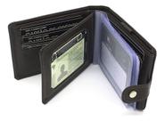Carteira de Couro Grande Masculina com Caixa porta RG Documento cédula Cnh cód. 560 - Kartmen