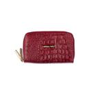 Carteira de couro Martina Feminino vermelha croco Carteira de couro Martina Feminino vermelha croco