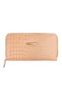 Carteira de couro whisky Bonny Feminino Whisky Croco