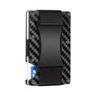 Carteira De Metal Em Fibra De Carbono RFID Slim Para Homens E Mulheres, Porta-Cartões De Crédito Carteira De Metal Em Fibra De Carbono RFID Slim Para Homens E Mulheres, Porta-Cartões De Crédito