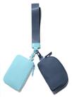 Carteira de Pulso Viverte Mini Zip Around com Chaveiro de Nylon