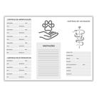 Carteira de Vacinação Pet 6 Páginas - 20 uni
