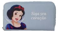 Carteira Disney Princesas Branca De Neve Zona Criativa Azul Carteira Disney Princesas Branca De Neve Zona Criativa Azul
