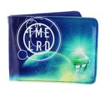 Carteira Doctor Who Green Fashion Cosmos em material sintético