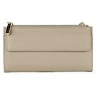 Carteira Dopp Cosmopolitan Pebble Grain Leather branca