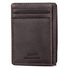 Carteira Dopp Regatta Front Pocket Get-Away em couro marrom