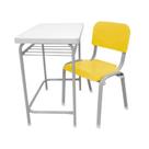 Carteira escolar infantil c/ cadeira lg flex t4