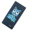 Carteira Fairys Tails Happy Cat Anime Leather Carteira de couro para crianças
