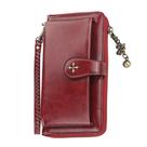 CARTEIRA FEMININA BAELLERY PU MULTIFUNCIONAL PORTA CARTÕES - vermelho