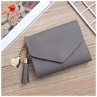 Carteira Feminina Com Franjas/Bolsa Porta-Cartões/Bolsa De Mão/Porta-Cartões CORES:CINZA