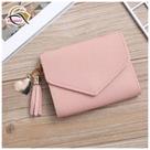Carteira Feminina Com Franjas/Bolsa Porta-Cartões/Bolsa De Mão/Porta-Cartões CORES:ROSA
