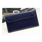 Carteira Feminina Mão Clutch Vintage Minimalista Fina Couro