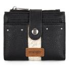 Carteira feminina Montana West Wrangler Cowhide preta