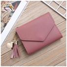 Carteira Feminina OEM Porta-cartões em material sintético com Zíper 12cm Rosa