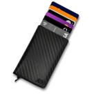 Carteira Fibra Masculina Cartao Rfid Anti Furto Essencial Cor Carbon X