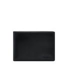 Carteira Fossil Derrick, bolso frontal de couro preto