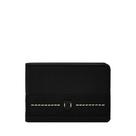 Carteira Fossil Rowan Bifold Nylon preta 11x1x8 cm