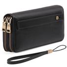 Carteira GAEKEAO Clutch em couro com bloqueio de RFID para mulheres Carteira GAEKEAO Clutch em couro com bloqueio de RFID para mulheres