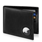 Carteira GIPUSSON Slim Leather para homens RFID com suporte AirTag