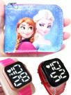 Carteira infantil feminina Frozen , relógio digital a prova d agua smart , sua filha merece