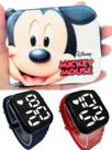 Carteira infantil masculino Mickey e relógio digital a prova d agua smart , seu filho merece