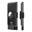 Carteira inteligente Ekster Aluminium AirTag RFID com bloqueio de grafite