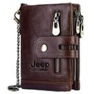 Carteira Jeep Masculina Feminina De Couro 100% Legítimo dia dos Namorados Porta moedas Ziper Porta Cartões