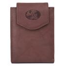 Carteira Julia Buxton Heiress conversível Billfold Mahogany